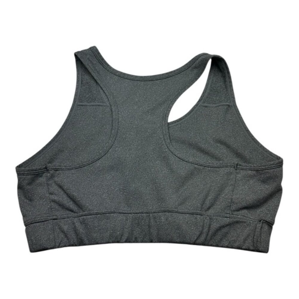 Sports Bra Racerback Gray Size XL - Picture 2 of 6